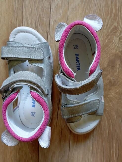 skórzane sandały dziecięce BARTEK w rozmiarze: 26