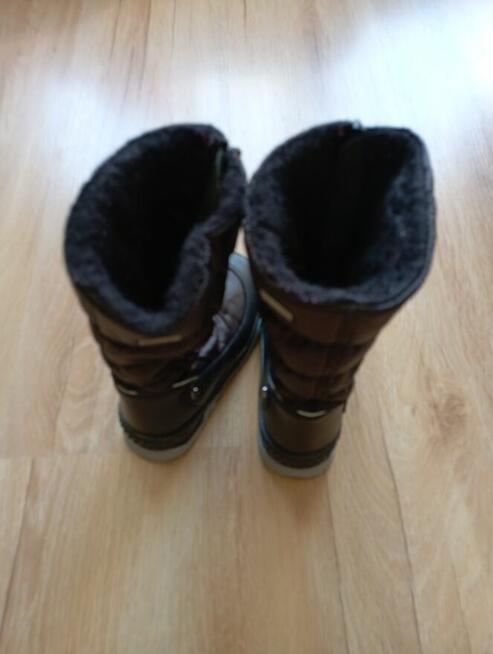 wysokie kozaki dziecięce zimowe i ocieplane BARTEK w roz.27