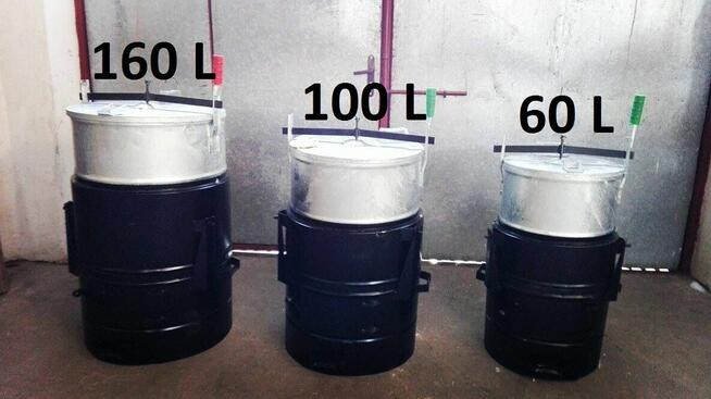 PARNIK WĘGLOWY 60L 100L 160L parownik ocynkowany NOWY