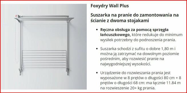 Monter SUSZARKI sufitowej do suszenia prania.