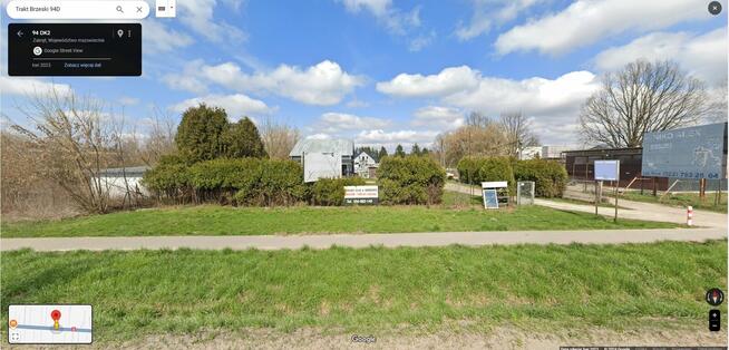 Do wynajęcia działka 1000m2 Sulejówek Trak Brzeski