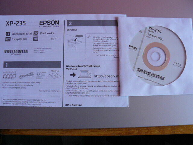 Panel sterowania do Epson XP 235