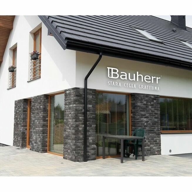 Cegła elewacyjna grafitowa jak klinkier