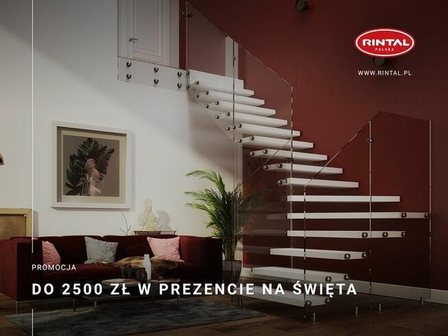 Schody Rintal promocja grudniowa do 2500 zł
