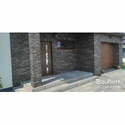 Cegła elewacyjna grafitowa jak klinkier