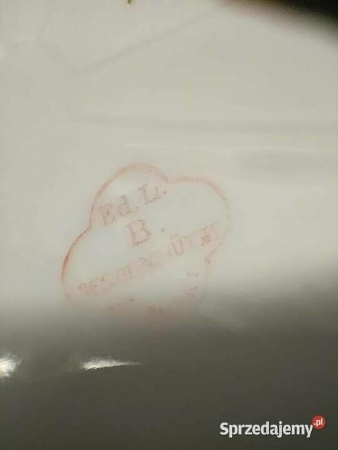 Stara porcelana sygn., patera, waza cukierki Ges.Geschutzt