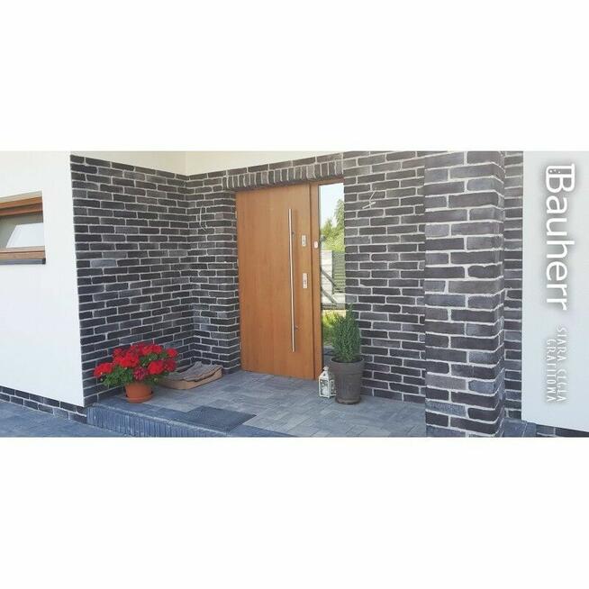 Cegła elewacyjna grafitowa jak klinkier