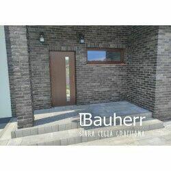 Cegła elewacyjna grafitowa jak klinkier