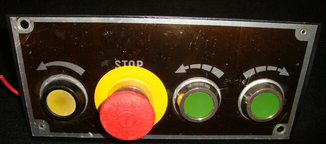 Panel bezpieczeństwa, sterowania, awaryjnymi maszyny