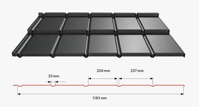 Blachodachówka modułowa IZI 2.0 30 lat gwarancji