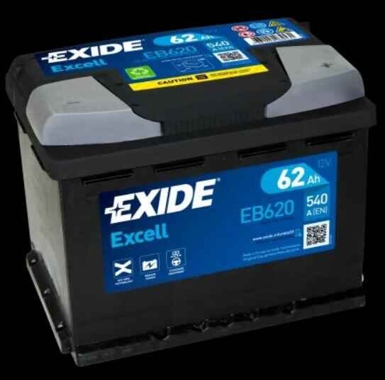 Akumulator Exide Premium 62Ah 600A PRAWY PLUS