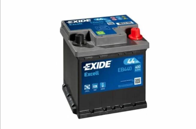 Akumulator Exide Excell 44Ah 400A kostka prawy plus