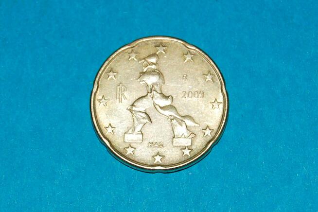 20 Euro Cent 2009r Włochy Moneta Starocia