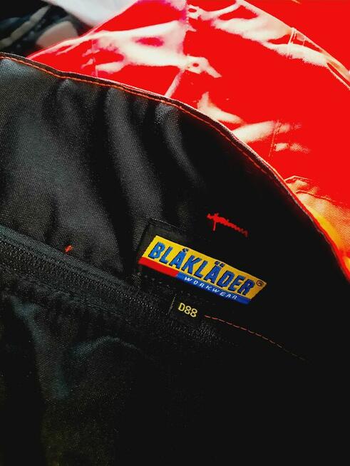 D88 Ogrodniczki zimowe ocieplane Blaklader 1885 pas 85 cm