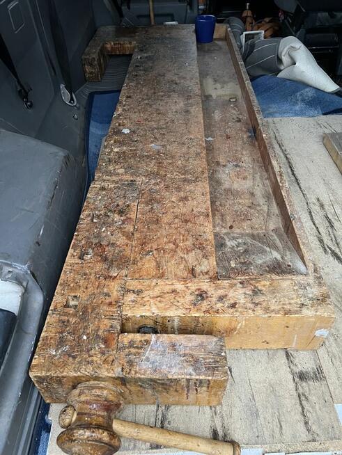 Stol stolarski - antyk