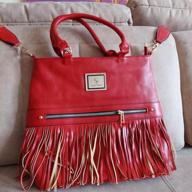 Torebka czerwona nowa