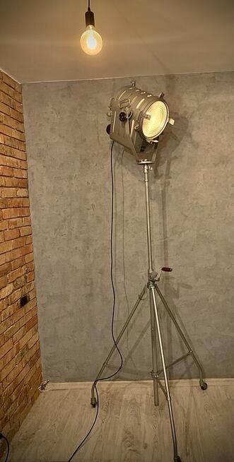 Lampa loft Vintage filmowa PRL 1963 r