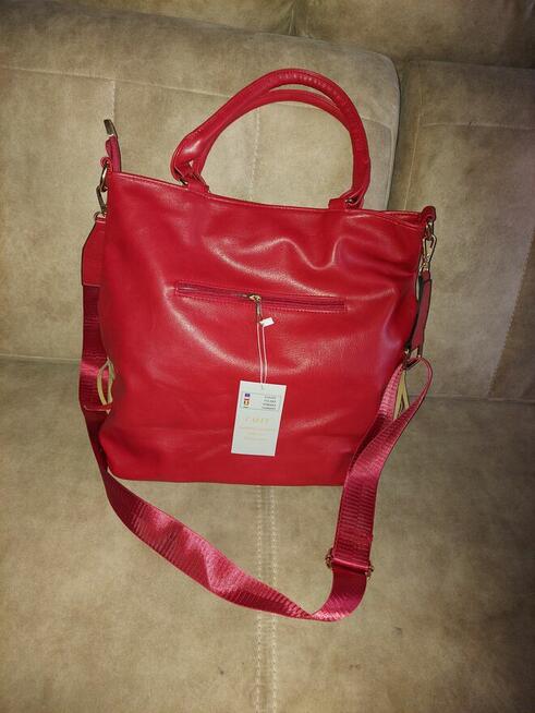 Torebka czerwona nowa
