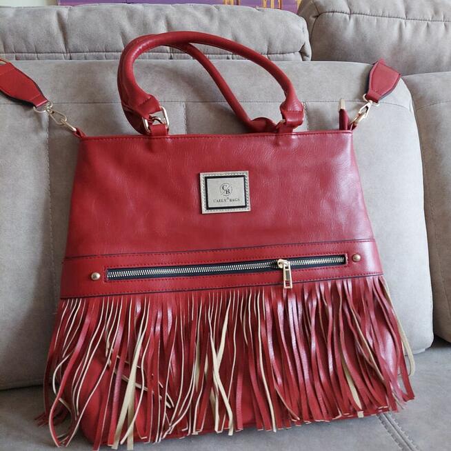 Torebka czerwona nowa