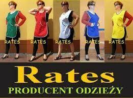 Fartuchy damskie Rates.pl producent Odzieży tel.513737979