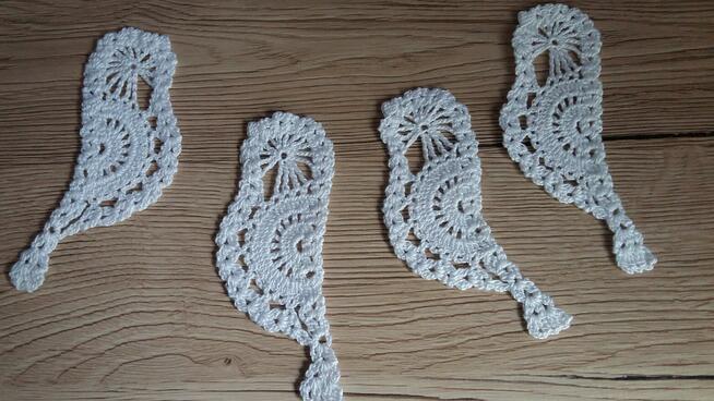 Ozdoby choinkowe na szydełku, bombki, gwiazdki