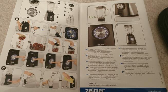 Blender Zelmer SB1000 / ZSB1400 - na części!