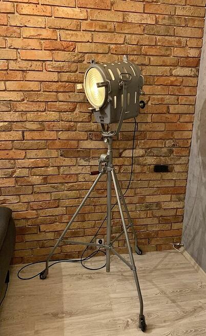 Lampa loft Vintage filmowa 1963r