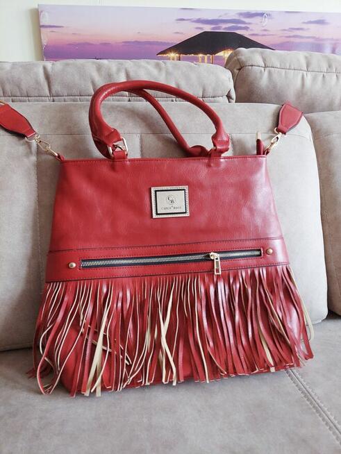 Torebka czerwona nowa