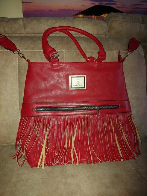 Torebka czerwona nowa