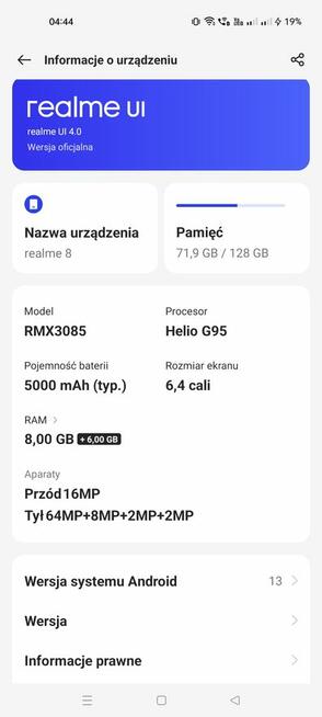 Smartfon Realme 8