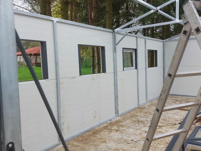 Garaże blaszane, wiaty, hale