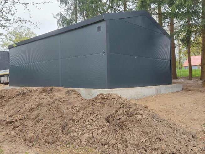 Garaże blaszane, wiaty, hale