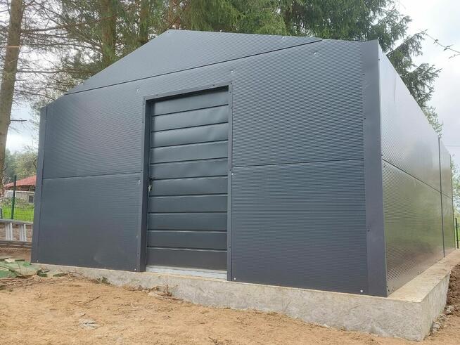 Garaże blaszane, wiaty, hale