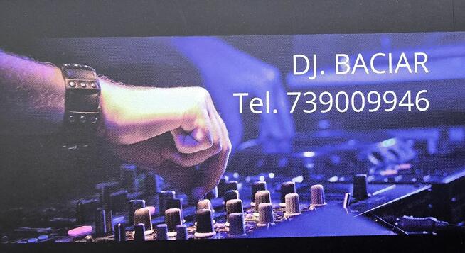 DJ. BACIAR - cała Polska oprawa muzyczna imprez