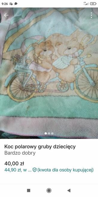 Koc gruby dziecięcy