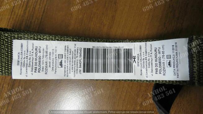 PAS do munduru polowego - WTU (76-85cm) NOWY