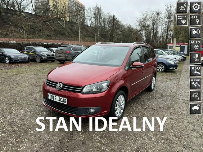 Volkswagen Touran HIGHLINE-2.0TDi-140km-DSG-Serwis-Bi-Ksenon-Navi-Kamera-Skóry-Panorama