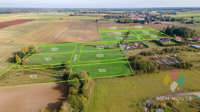 Działka pod budowę domu Olsztynek -Mierki