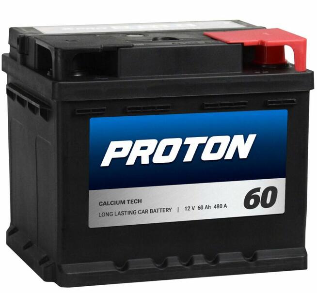 Akumulator PROTON 60Ah 480A EN PRAWY PLUS Kwiatowa 3A/4L