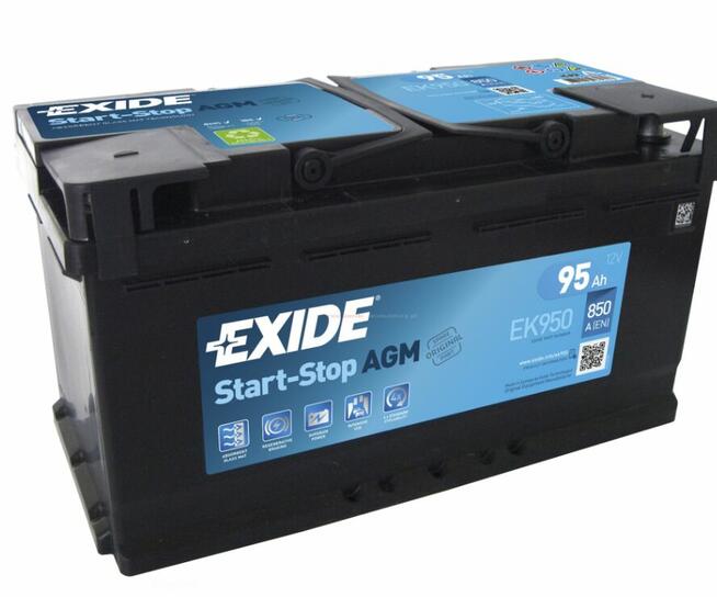 Akumulator EXIDE AGM START&STOP EK950 95Ah 850A EN