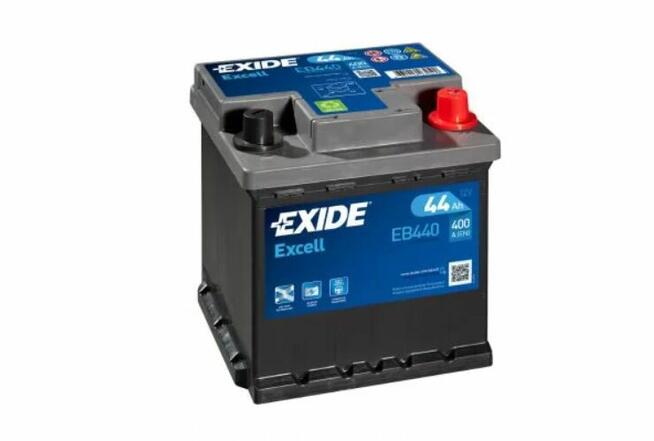 Akumulator Exide Excell 44Ah 400A EB440 kostka