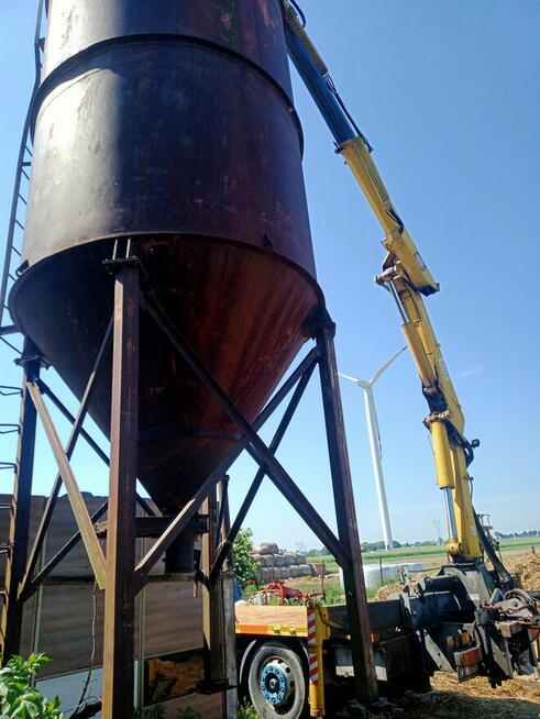 Podnośnik koszowy hds dźwig transport