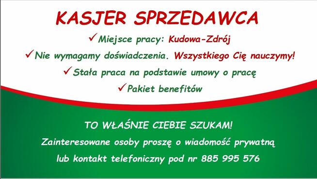 Praca w markecie Dino Polska S.A. Kudowa Zdró