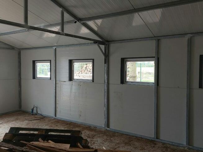 Garaże blaszane, wiaty, hale