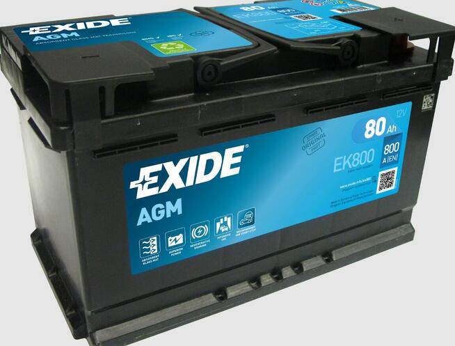 Akumulator Exide AGM start&stop EK800 80Ah 800A EN