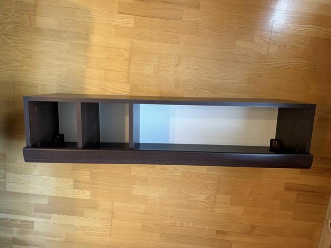 Zestaw mebli meblościanka, kolor ciemny orzech