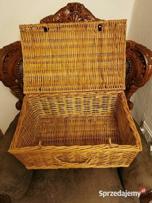 Kosz skrzynka Ratan wiklina Bardzo ładny stylowy