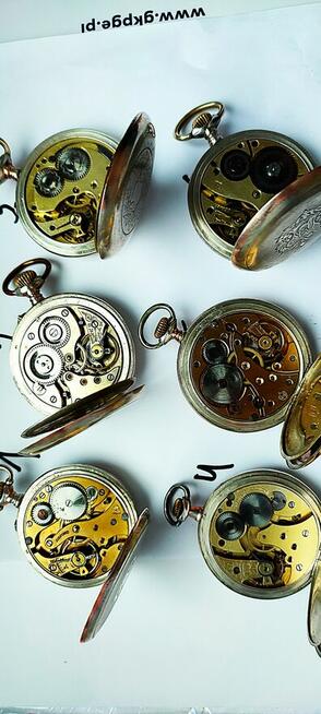 Zegarek kieszonkowy srebrny pr;0-800 Szwajcar z 1900r spraw