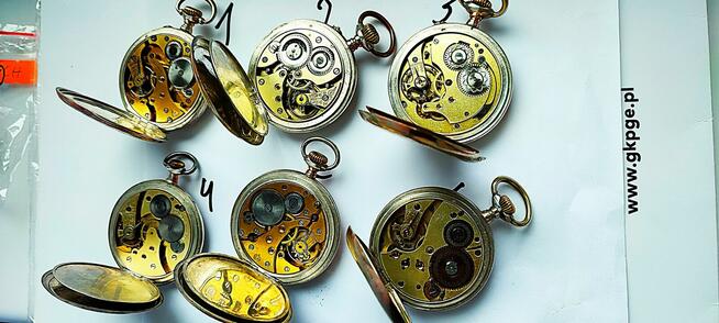 Zegarek kieszonkowy srebrny pr;0-800 Szwajcar z 1900r spraw