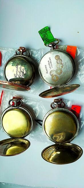 zegarki kieszonkowe srebrne pr;0-800 sprawne